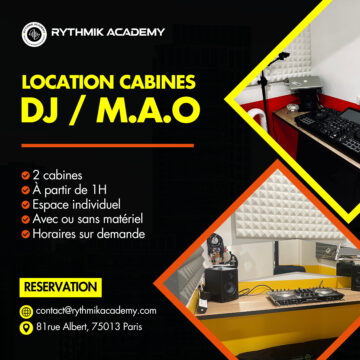 Nos deux studios cabine DJ et M.A.O